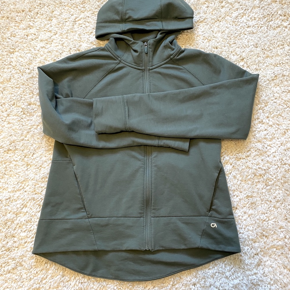 GAP Olive Green Full-Zip Hoodie